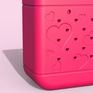 Heart Mini Bogg Bag, Bogg Bag Keychain, Love Bogg Bag, Beach Bag - Model thumbnail 6