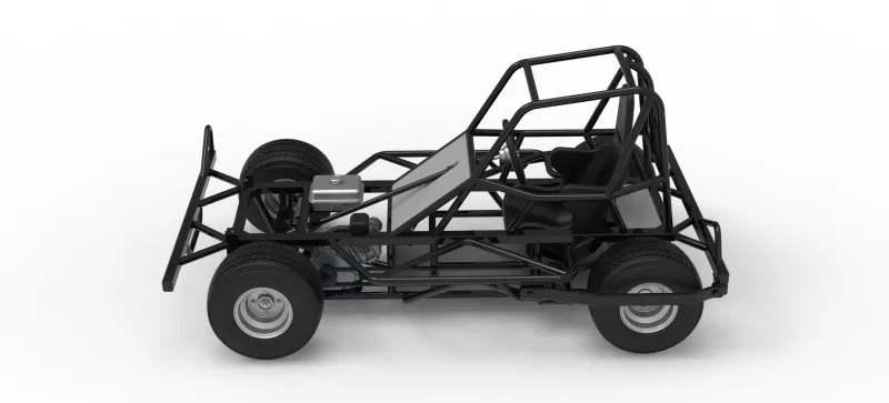 BriSCA Micro Formula 2 Stock Car Base Scale 1:16 - Model preview 10