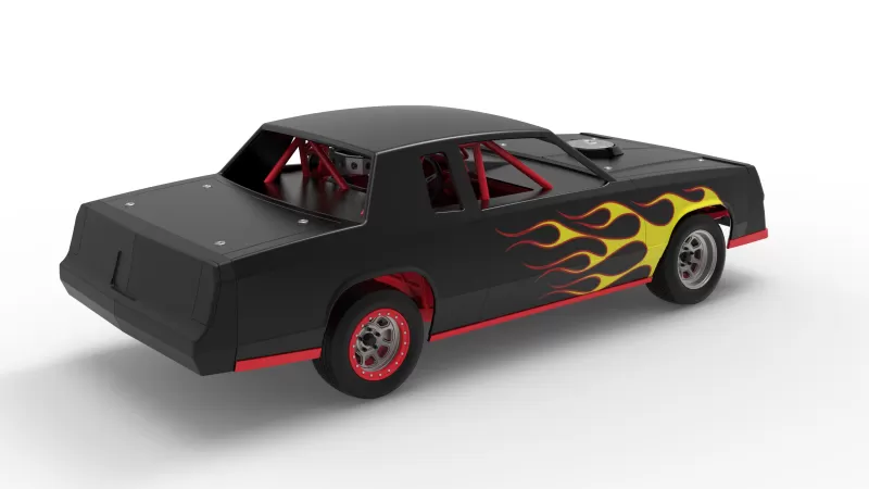 IMCA Stock car Version 2 Scale 1:25 - Model preview 18