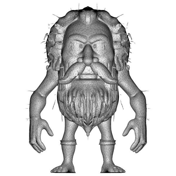 Woodland Gnome Collection (10 High-Poly Kitbash Characters) - Model preview 7