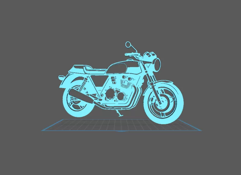 Suzuki - GS 1000 Wall Art - Model preview 1