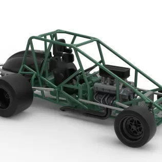 Pavement Silver Crown Car Base Scale 1:25 - Model thumbnail 24