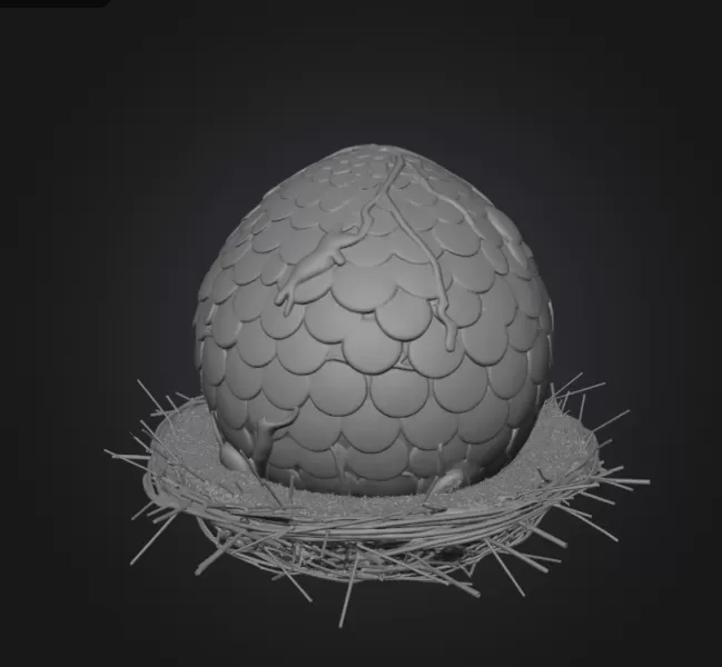 griffin egg - Model preview 1