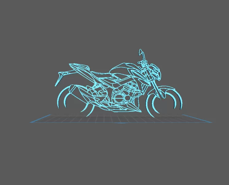 Suzuki - GSXS Wall Art - Model preview 1