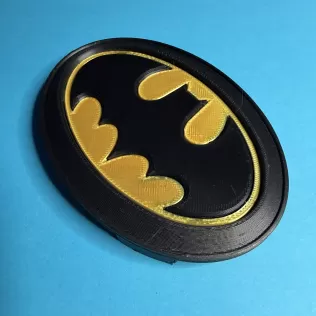 Batman Logo Snaplock Belt Buckle - Model thumbnail 2