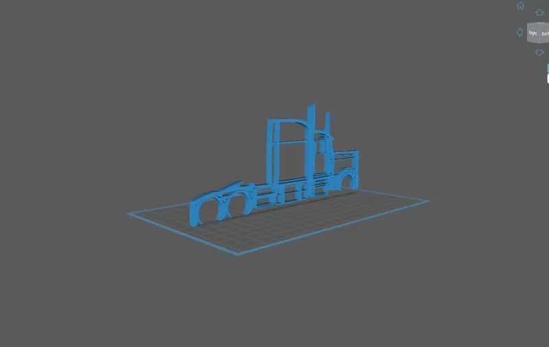 Truck - American Truck Wall Art - Model preview 2