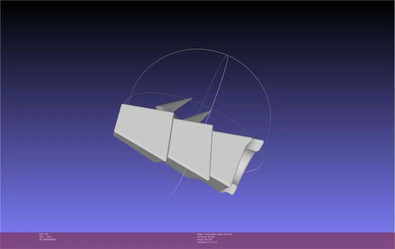 Shield Hero Curse Armor Upper Arm - Model preview 4