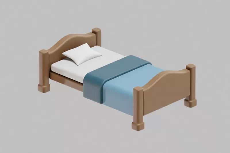 Bed - Model preview 5