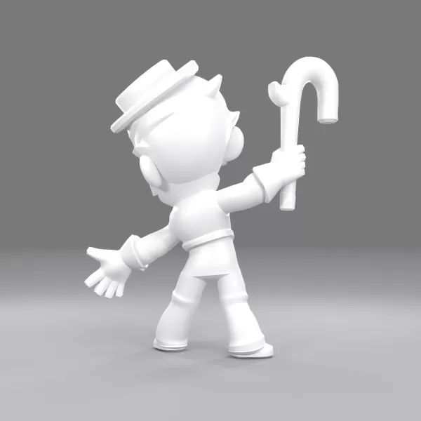 Gray (Original) - Brawl Stars - Model preview 6