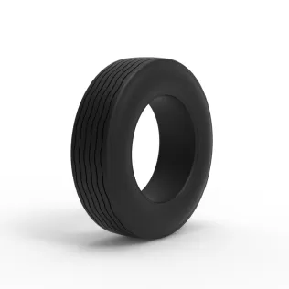 Front tire of Vintage Champ car Version 2 Scale 1:25 - Model thumbnail 2