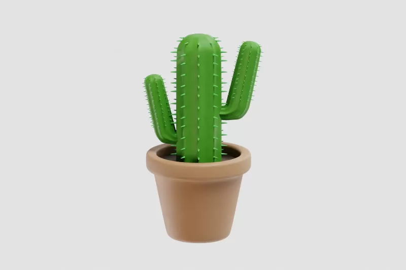 Cactus Plant - Model preview 5