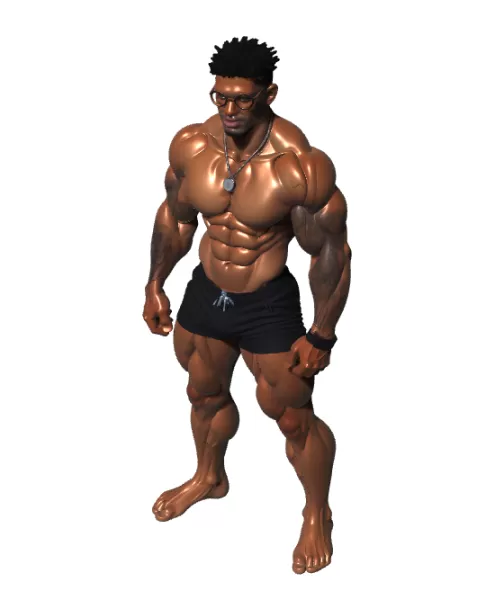 Strong Boy Muscle - Model preview 7