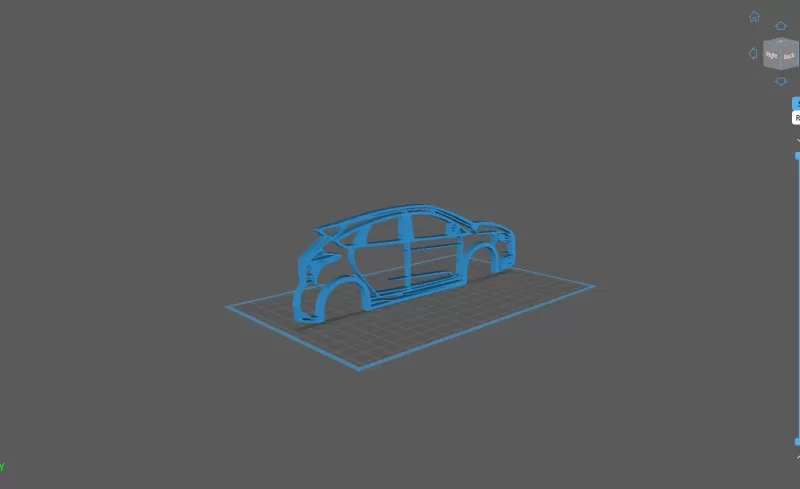 Ford - Focus ST MK3 2016 Wall Art - Model preview 2