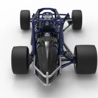 Pavement Silver Crown Car Base Version 2 Scale 1:25 - Model thumbnail 17