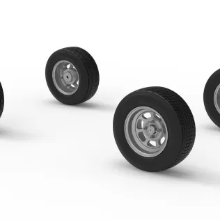 Wheel Set of Mod Lite Race car Scale 1:25 - Model thumbnail 7