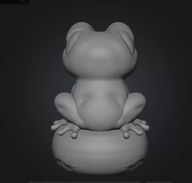 lucky frog - Model preview 3