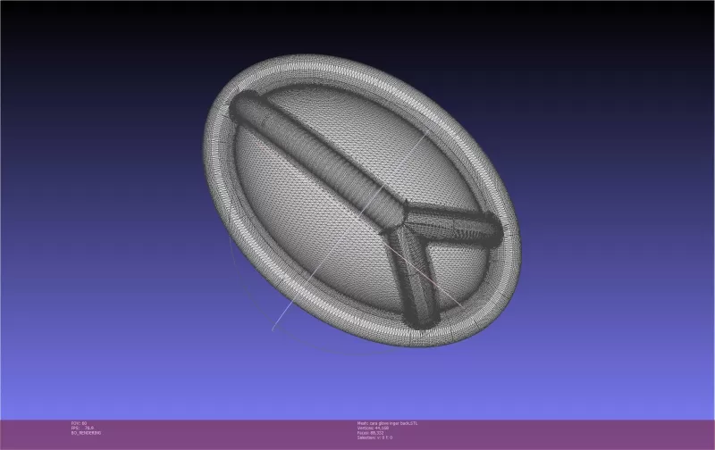 Star Wars The Mandalorian Cara Dune Finger Back Glove Cover - Model preview 2