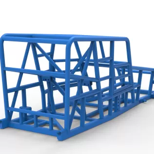 Frame of Dwarf car Scale 1:25 - Model thumbnail 12