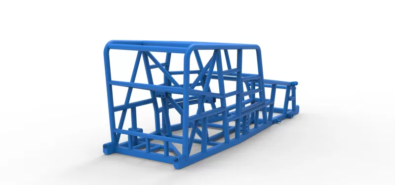 Frame of Dwarf car Scale 1:25 - Model preview 12