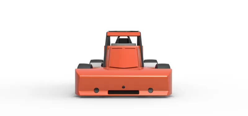 Experimental Pavement Silver Crown Car Scale 1:25 - Model preview 7