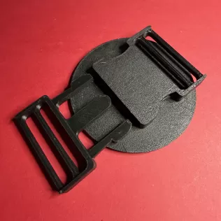 Deadpool Snaplock Belt Buckle - Model thumbnail 7