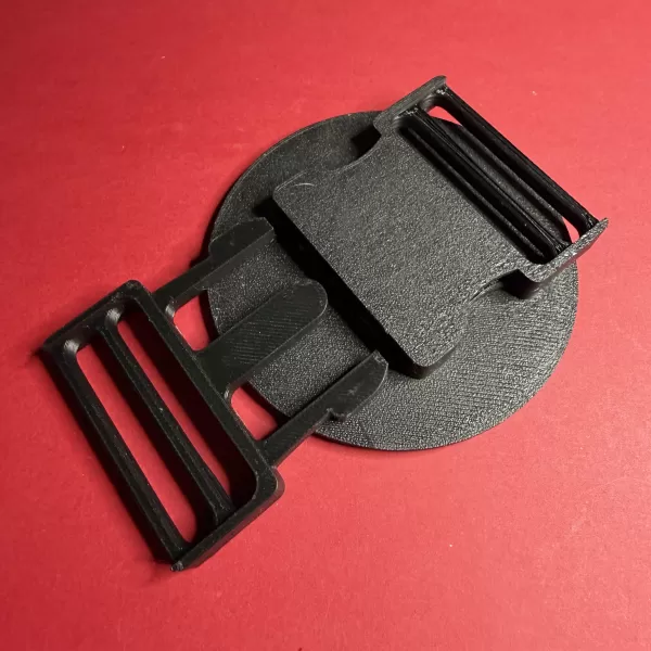 Deadpool Snaplock Belt Buckle - Model preview 7