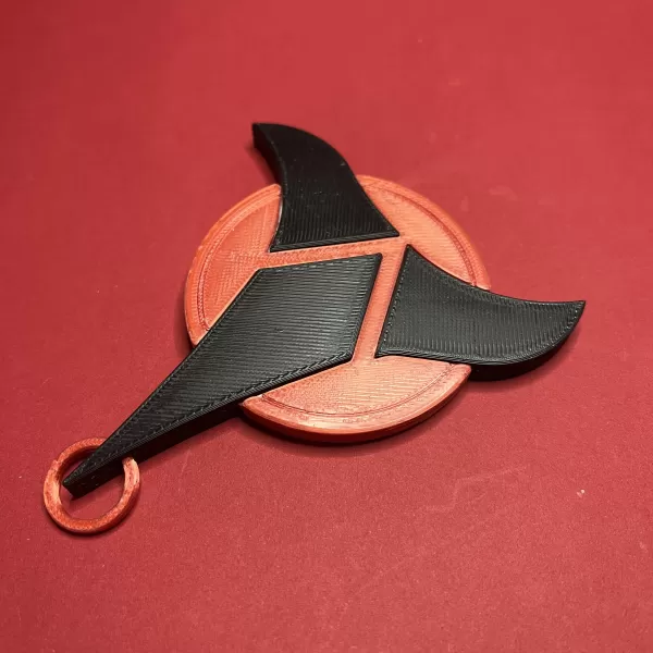 Klingon Imperial Trefoil Christmas Tree Ornament - Model preview 4