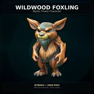 Mystic Forest Creatures – Fantasy 3D Character Pack - Model thumbnail 12