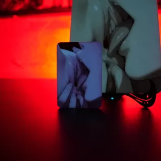 TONGUE PLAY GLOW (HueForge NSFW) 155x230mm - Model thumbnail 11