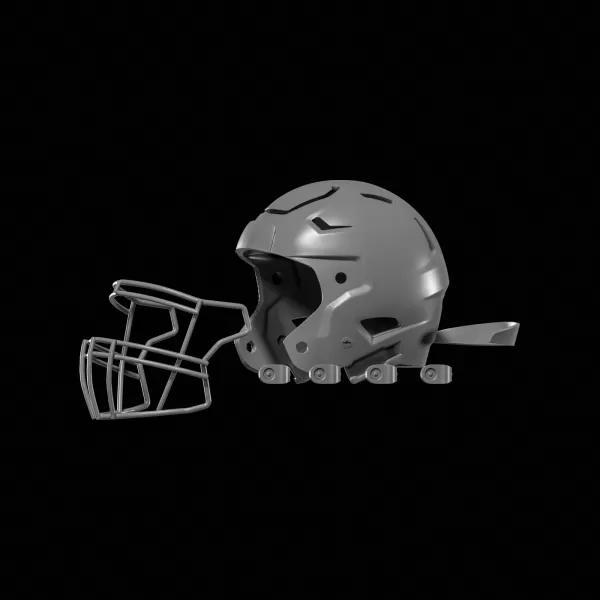 Wearable American Football Helmet - Model preview 4