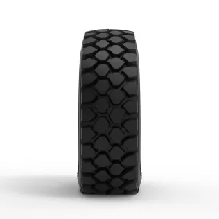 Offroad tire 75 deflated Scale 1:25 - Model thumbnail 4