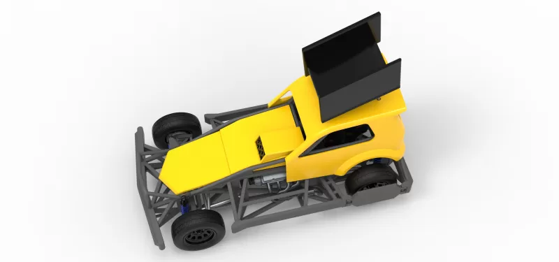 New Zealand Superstock car Version 5 Scale 1:25 - Model preview 4