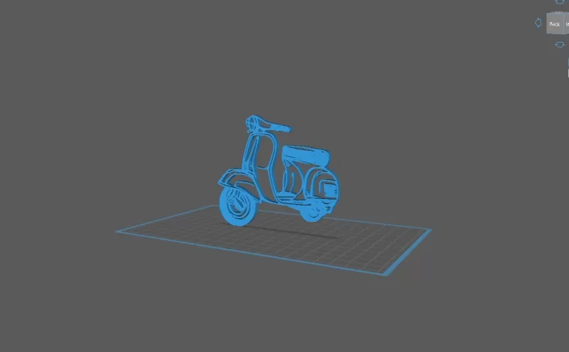 Vespa - Wall Art - Model preview 2