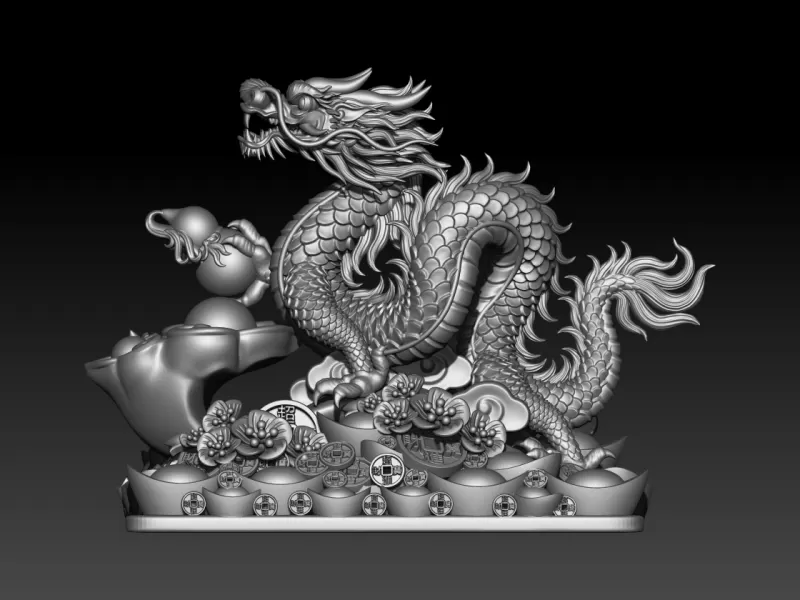 Zodiac Dragon - Model preview 4
