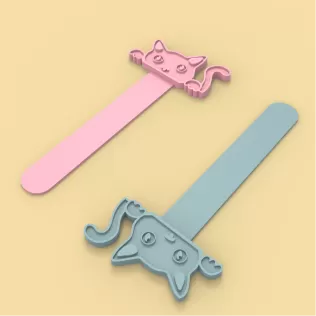 Cat Head BookMark, Cute BookMark 3D STL File, Cat Lover Gift - Model thumbnail 2