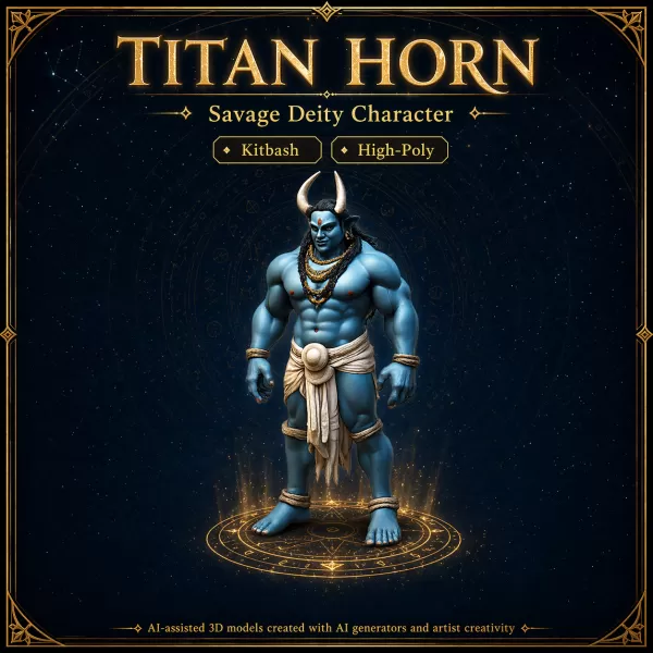 Divine Realm Mythic Character Collection - Model preview 6