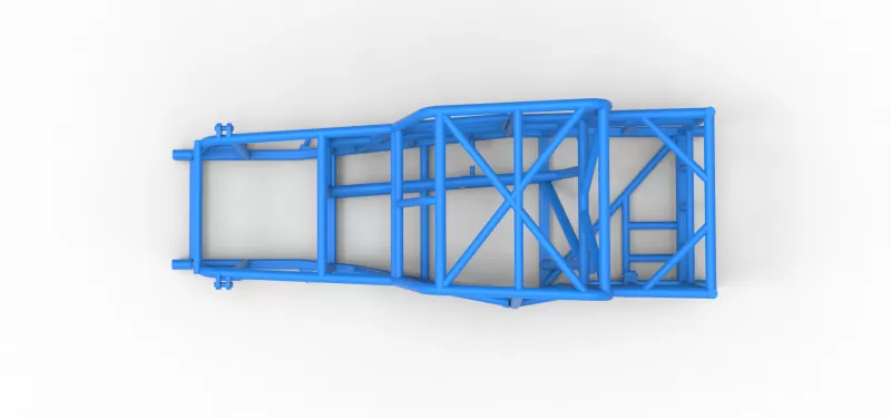Frame of Dwarf car Version 2 Scale 1:25 - Model preview 9