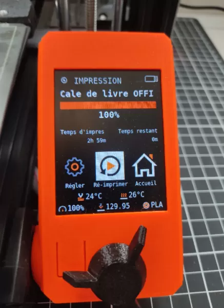 Support de livre invisible - Model preview 3