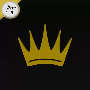 Simple Crown Symbol - 2D Art