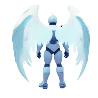 armor suit with wings - Model thumbnail 1