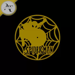 Spiderman - Marvel - Silhouette - 2D Wall Art Decor