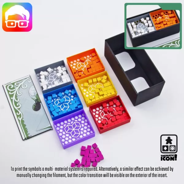 Planta Nubo board game organizer by @ammedia3d - Model preview 6