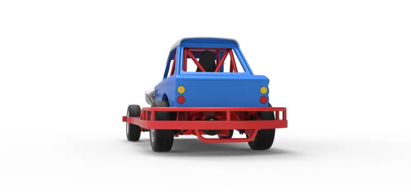 New Zealand Vintage Stock car Scale 1:25 - Model preview 15