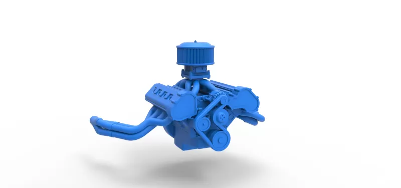 Engine of New Zealand Superstock car Scale 1:25 - Model preview 19