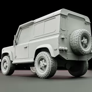 1997 Land Rover Defender 90 #RoZ - Model thumbnail 4
