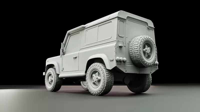 1997 Land Rover Defender 90 #RoZ - Model preview 4