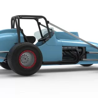 Dirt Silver Crown Champ car Scale 1:25 - Model thumbnail 21