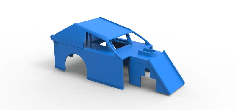 Shell of Mod Lite Race car Scale 1:25 - Model preview 17