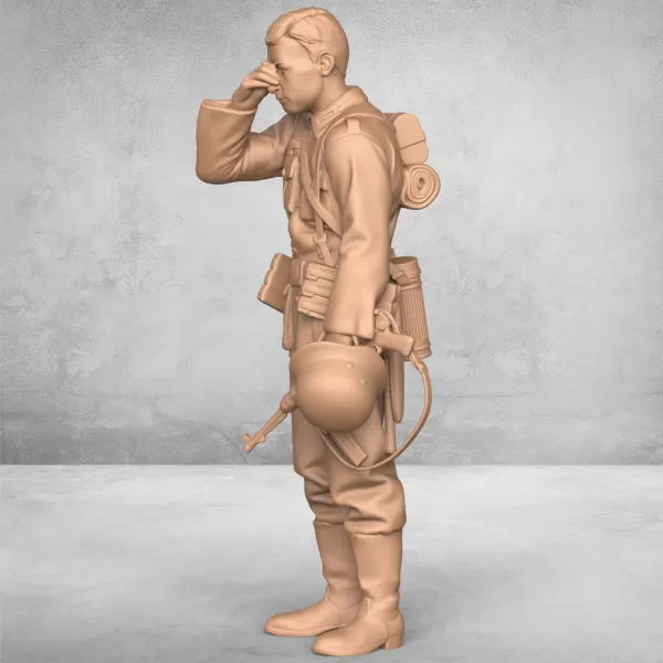 Disappointed Army Soldier - Model preview 3