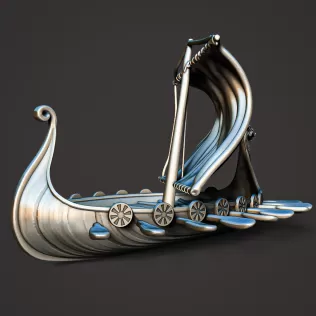 Viking Drakkar #RoZ - Model thumbnail 6